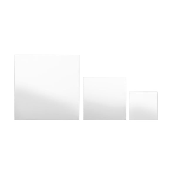Elements Square Wall Mirrors, Set of 7