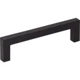 thumbnail image 1 of Elements Stanton 4-1/8 In. Overall Length Matte Black Square Cabinet Bar Pull, 1 of 3