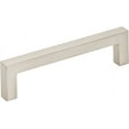 thumbnail image 1 of Elements Stanton 4-1/8 In. Overall Length Satin Nickel Square Cabinet Bar Pull, 1 of 6