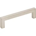 thumbnail image 1 of Elements Stanton 4-1/8 In. Overall Length Satin Nickel Square Cabinet Bar Pull, 1 of 3