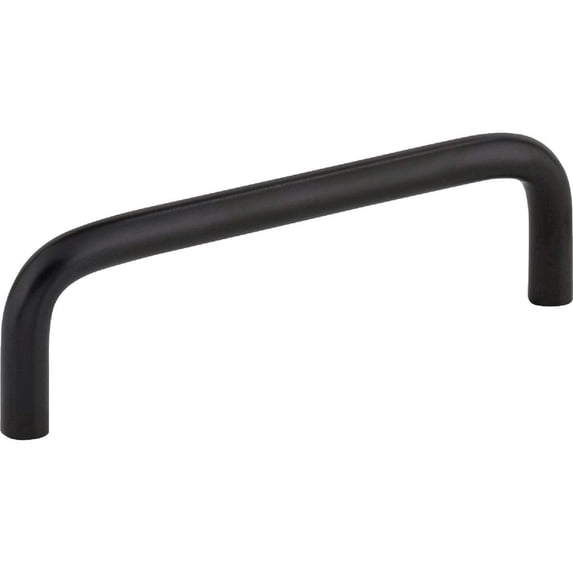 Elements 4" Center-to-Center Matte Black Torino Cabinet Wire Pull