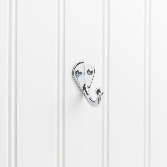 Elements Ys05-175 Classic 1" Wide Single Prong Robe Bath Towel Hook - Chrome