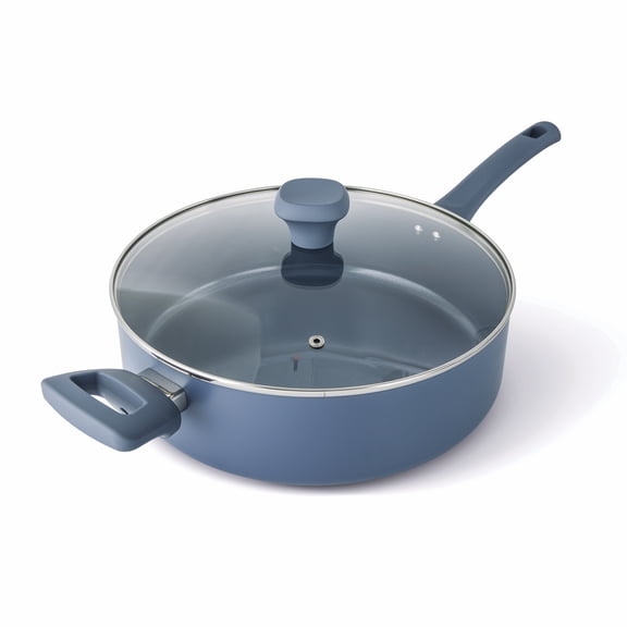 Elements by Thyme & Table 5 QT Ceramic Non-Stick Jumbo Cooker - Blue