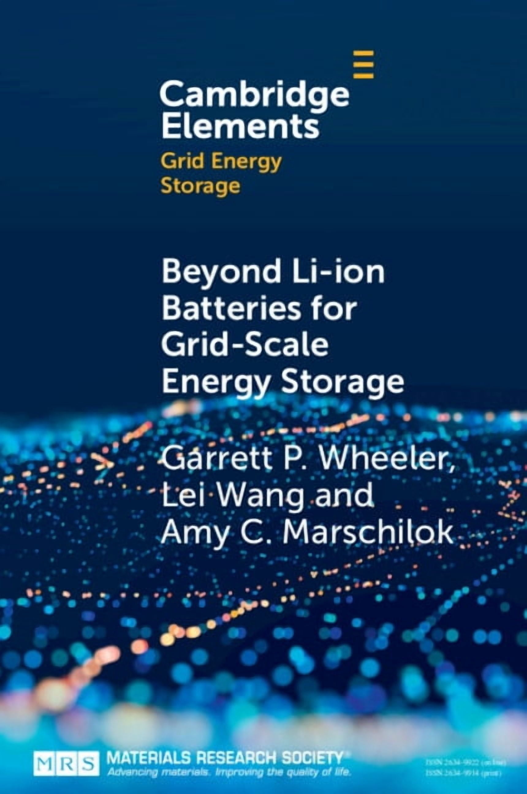Elements in Grid Energy Storage Beyond Li-ion Batteries for Grid-Scale ...