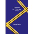 thumbnail image 1 of Elements Of Criticism (Volume I), (Paperback), 1 of 1