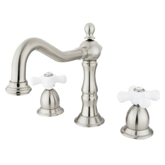 Elements Of Design Es1978px Double Handle 8" To 14" Widespread Bathroom Faucet - Nickel
