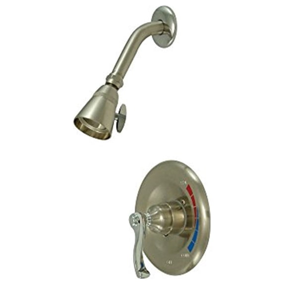 Elements of Design EB8637FLSO Atlanta Single Handle Shower Faucet, Satin Nick...