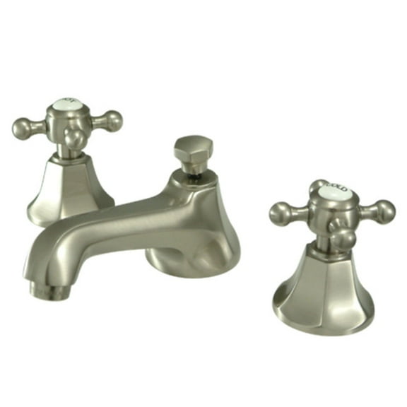 Elements Of Design Es4468bx Double Handle Widespread Bathroom Faucet - Nickel