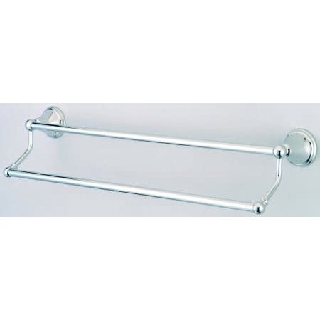 Elements Of Design Eba2973c 24" Double Towel Bar From The Classique Collection - Chrome