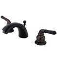thumbnail image 1 of Elements Of Design ES2955 Double Handle 4" To 8" Mini Widespread Bathroom Faucet - Bronze, 1 of 7