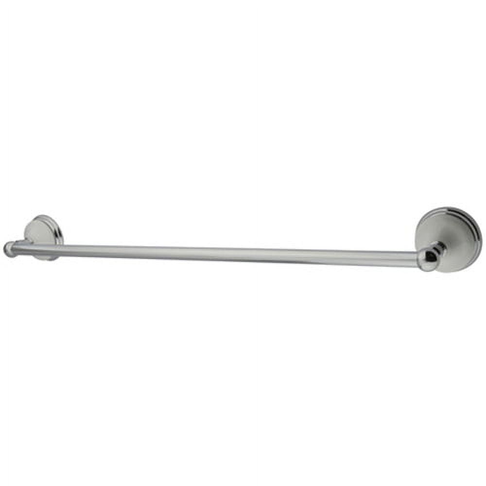 Victorian Polished Chrome 18-Inch Wall Mounted Towel Bar
