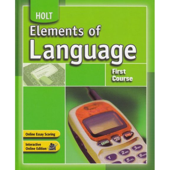 Pre-Owned Elements of Language: Student Edition First Course 2007 (Hardcover) 0030796784 9780030796784