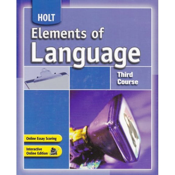 Pre-Owned Elements of Language: Student Edition Third Course 2007 (Hardcover) 0030796814 9780030796814