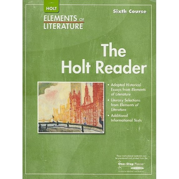 Pre-Owned Elements of Literature: Reader Grade 12 Sixth Course (Paperback) 0030790263 9780030790263