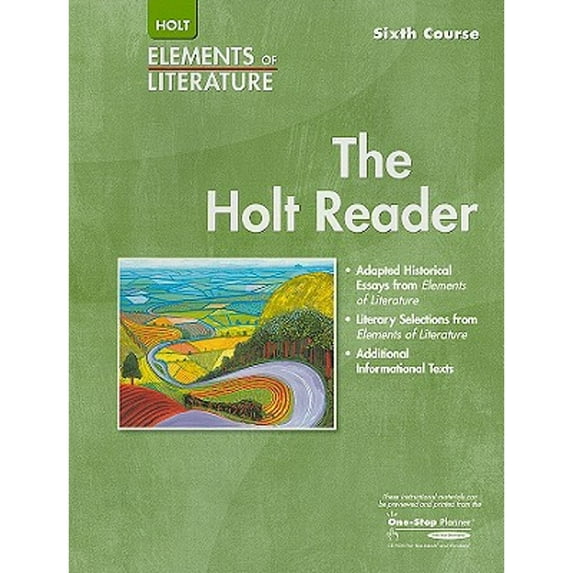 Pre-Owned Elements of Literature: Reader Sixth Course: Holt Reader Elements of Literature Paperback