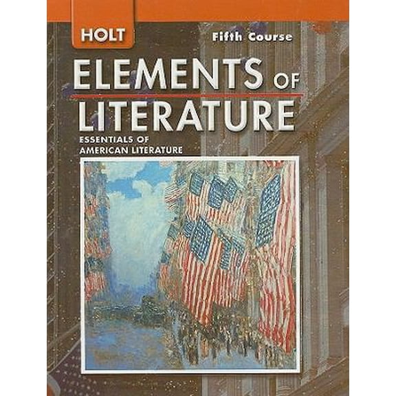 Pre-Owned Holt Elements of Literature: Essentials of American Literature, 5th Course (Hardcover) 0030424186 9780030424182