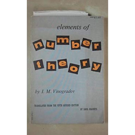 Pre-Owned Elements of Number Theory 9780486602592 Used