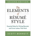 thumbnail image 1 of Elements of Resume Style Softcover, (Paperback), 1 of 1