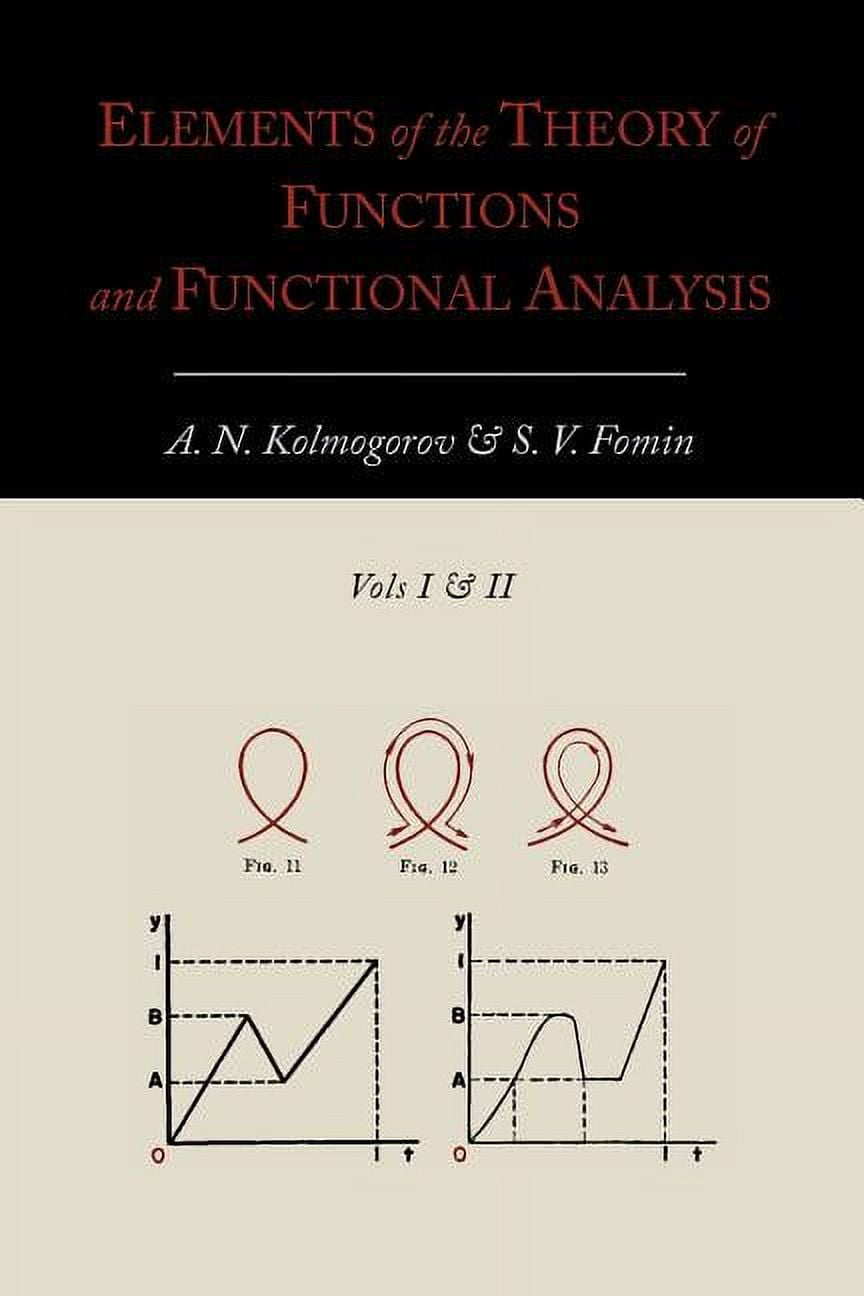 A N KOLMOGOROV; S V FOMIN Elements of the Theory of Functions and Functional Analysis [Two Volumes in One] (Paperback)
