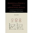 thumbnail image 1 of Elements of the Theory of Functions and Functional Analysis [Two Volumes in One], (Paperback), 1 of 1