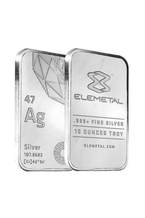10 oz Silver Bar .999 Fine (Sealed)