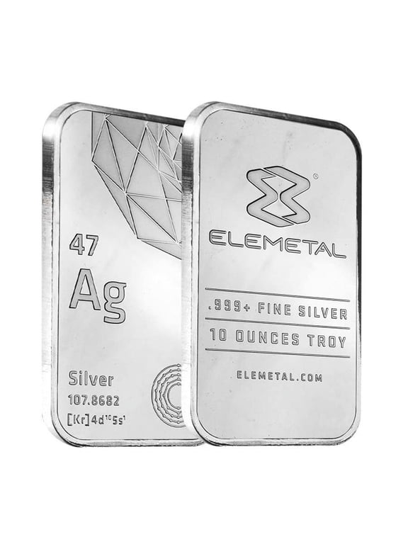 10 oz Silver Bar .999 Fine (Sealed)