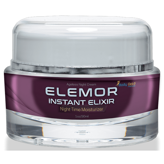 Elemor - Instant Elixir - Night Cream - Help Treat and Protect Your Skin While You Sleep - Anti Aging Moisturizer Delivers Powerful Actives While Moisturizing the Skin with Advanced Ingredients - 1oz