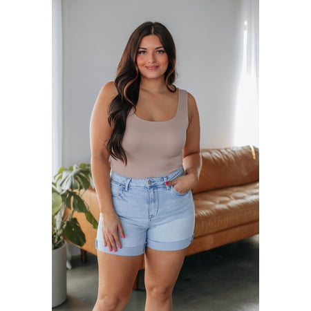 Elena Basic Bodysuit - Nude