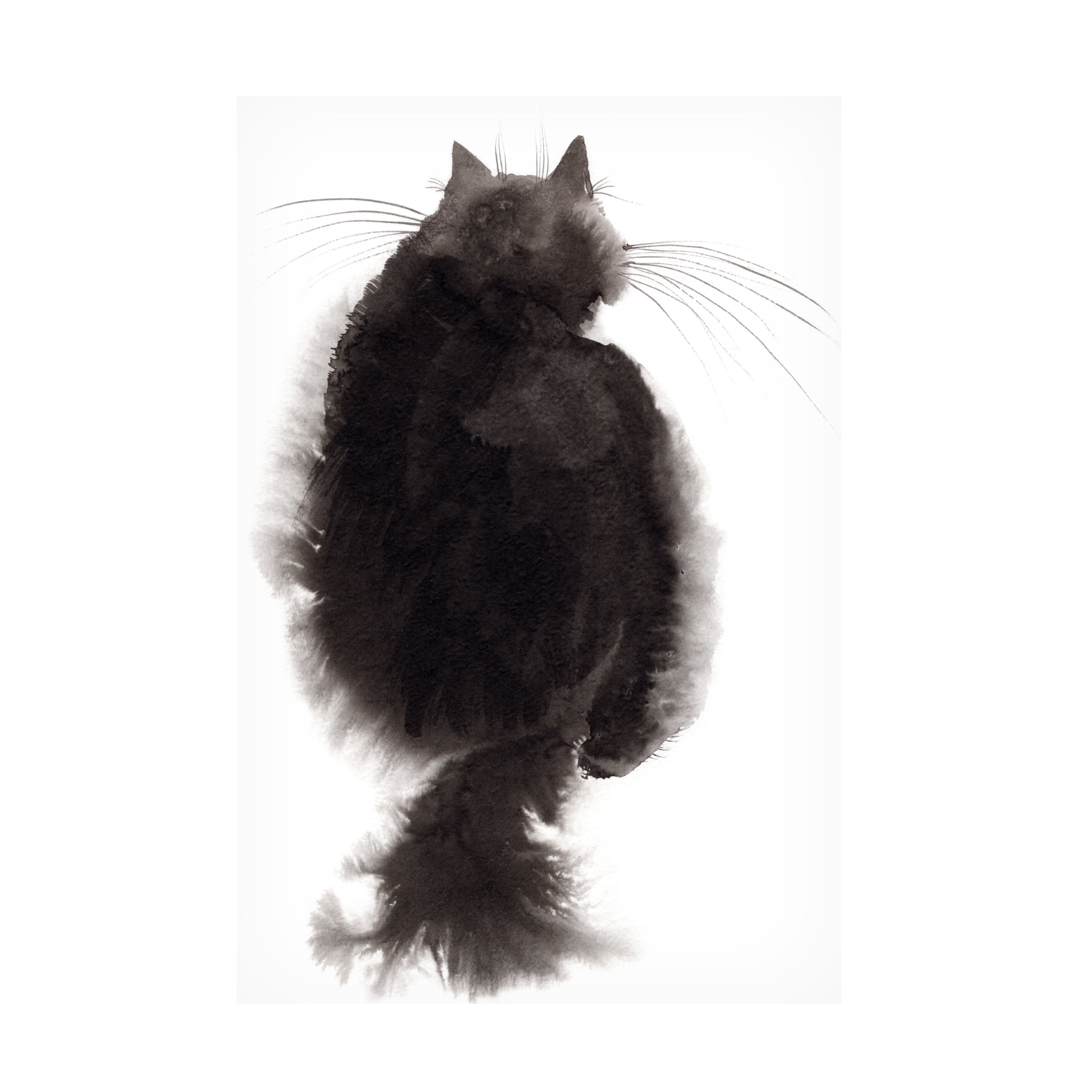 Elena Bolgova 'Black Back' Canvas Art