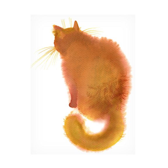 Elena Bolgova 'Ginger Cat' Canvas Art