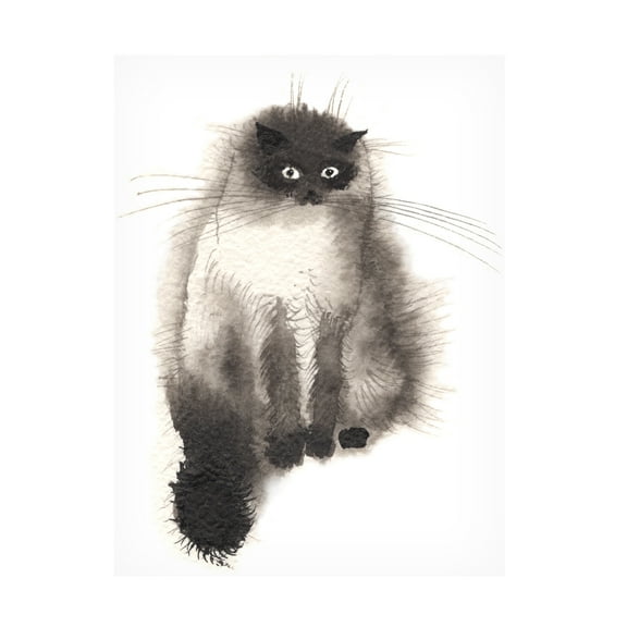 Elena Bolgova 'Siamese' Canvas Art