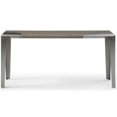 thumbnail image 1 of Whiteline CO2029-LGRY Modern Living Elena Console Table in Ash Veneer & Brushed Nickel, Light Gray, 1 of 1