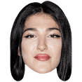 thumbnail image 1 of Elena Hazinah (Makeup) Celebrity Mask, Flat Card Face, Fancy Dress Mask, 1 of 6