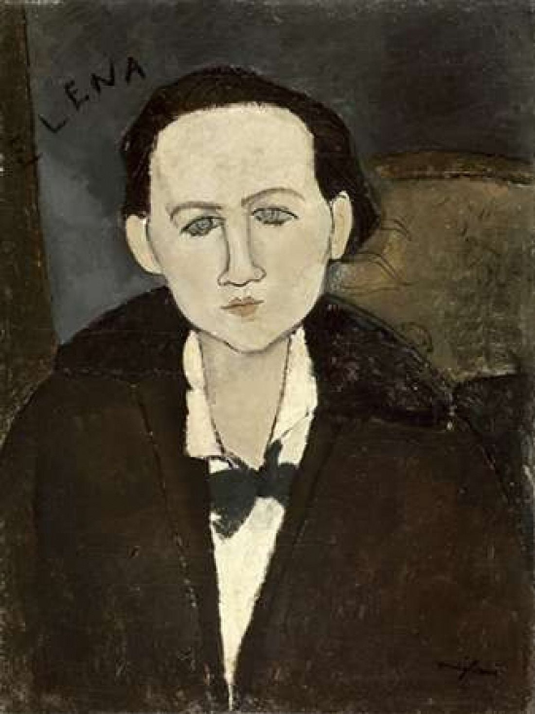Elena Pawlowski Canvas Art - Amedeo Modigliani (18 x 24)