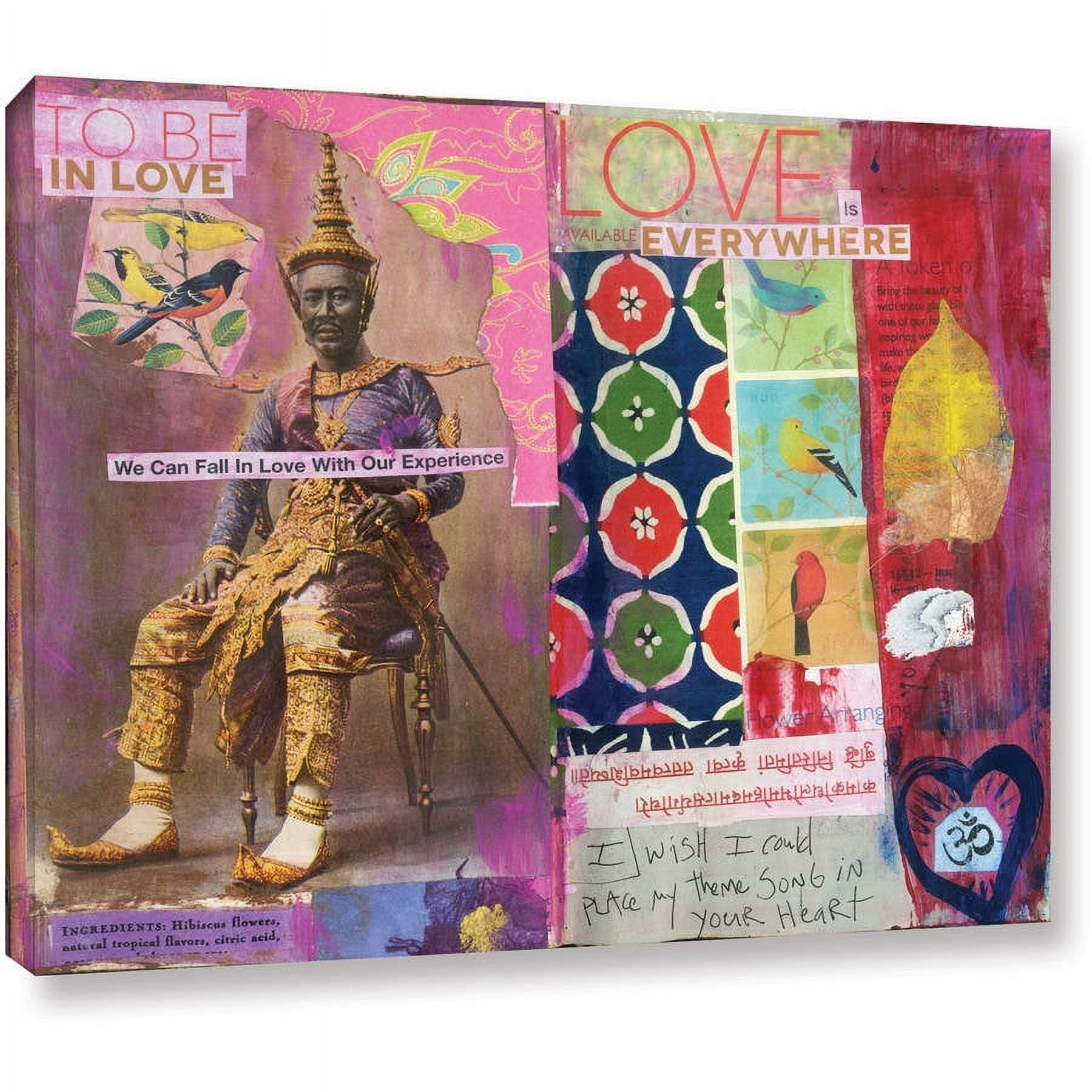 Elena Ray "Art Journal Love Is" Gallery-Wrapped Canvas Art