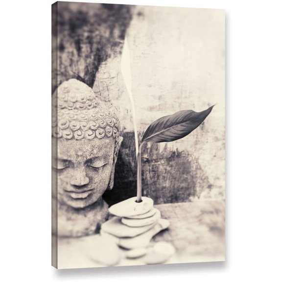 Elena Ray "Black And White Buddha" Gallery-Wrapped Canvas Art