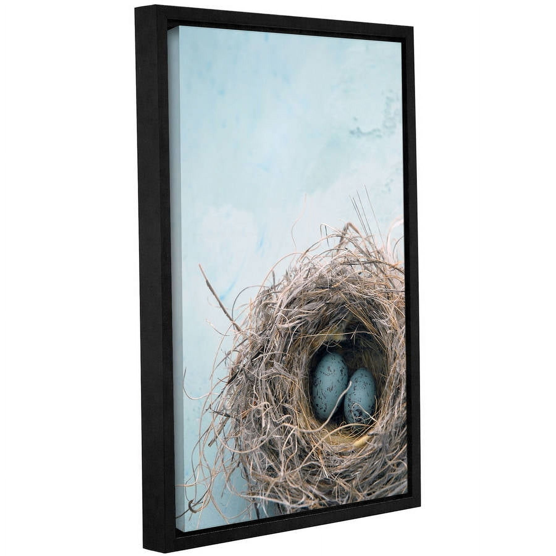 Elena Ray "Blue Nest" Floater-Framed Gallery-Wrapped Canvas