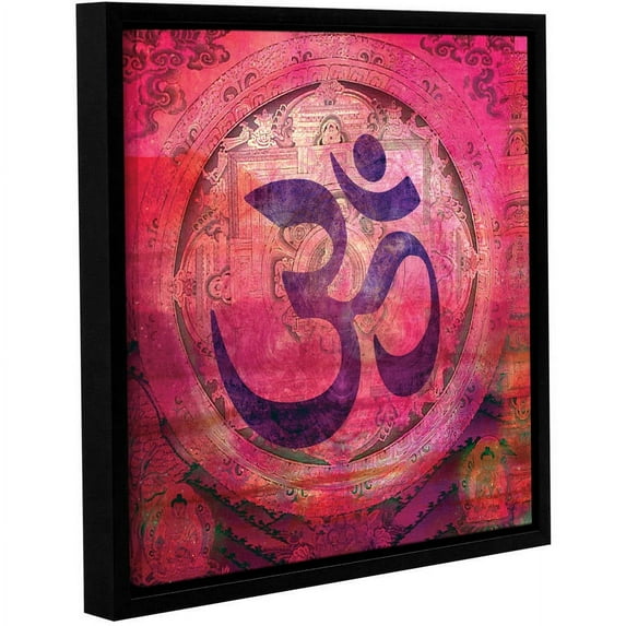 Elena Ray "Om Mandala" Floater-Framed Gallery-Wrapped Canvas