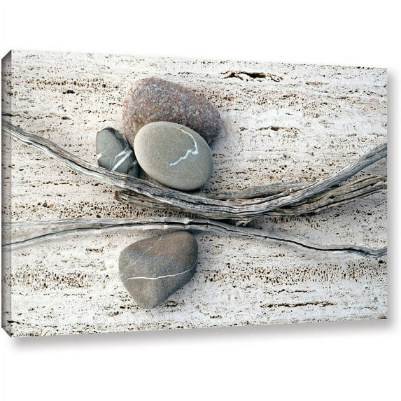 Elena Ray "Still Life Sticks Stones" Gallery-Wrapped Canvas Art