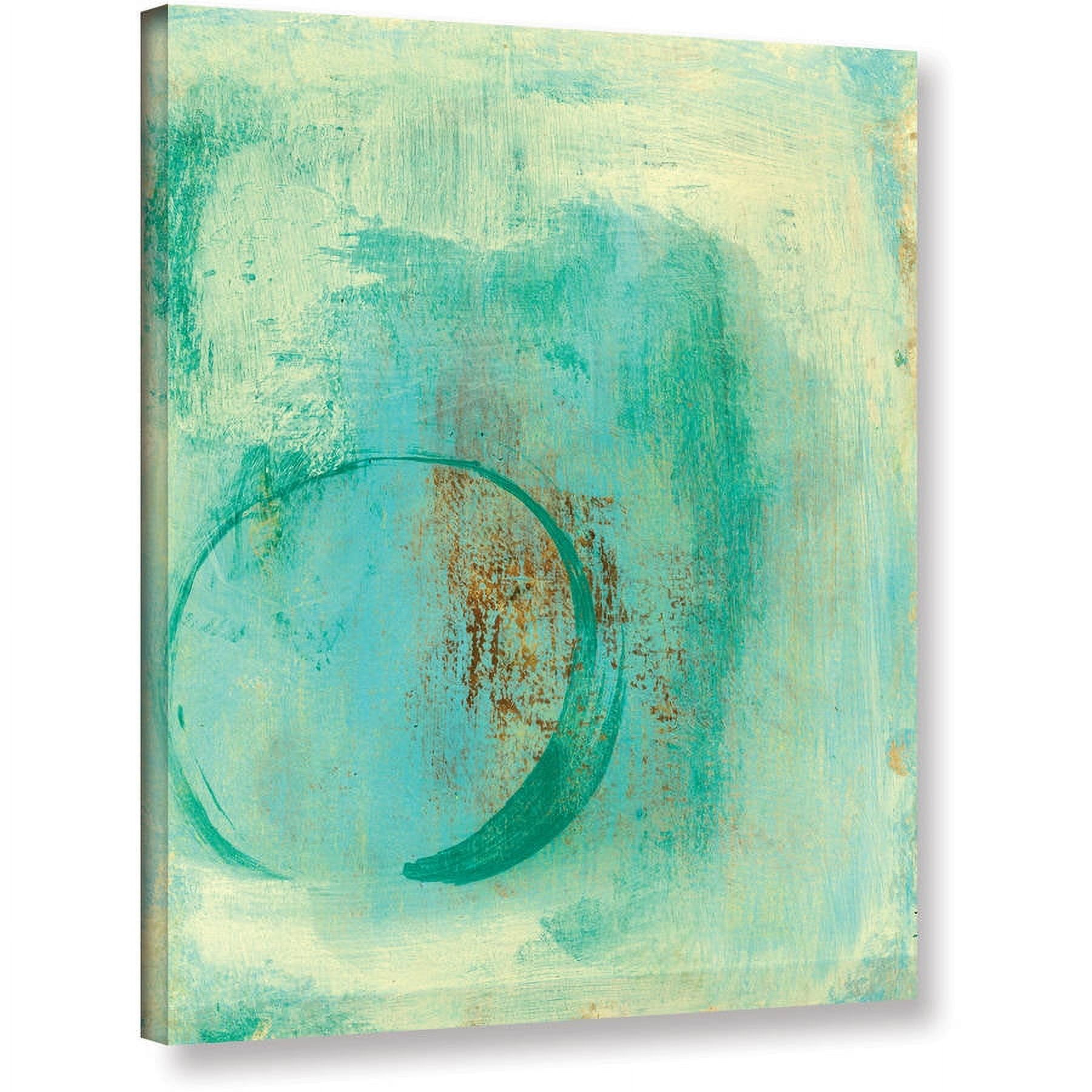 Elena Ray "Teal Enso" Gallery-Wrapped Canvas