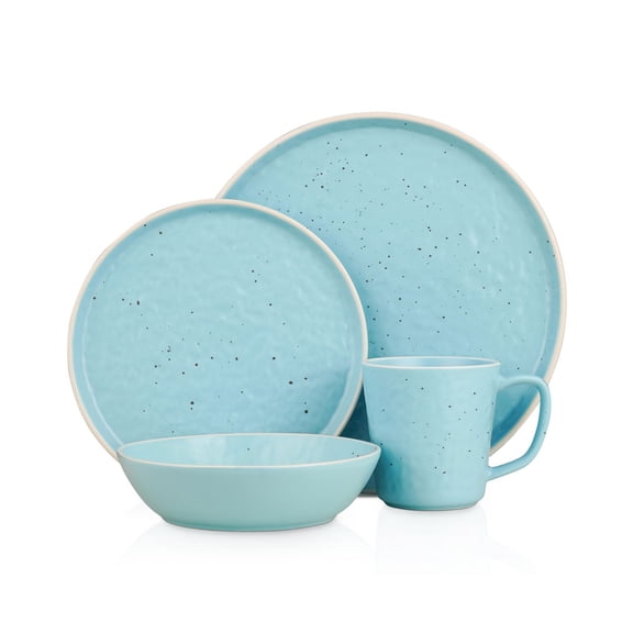 Elena Round Dinnerware Set, Service For 4