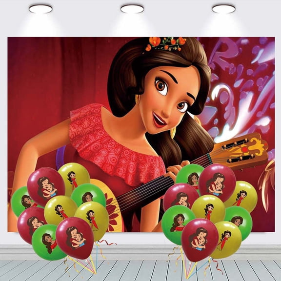 Elena of Avalor Backdrop Balloons Banner Party Decorations Taspestry Wall Decor Background Poster Supplies
