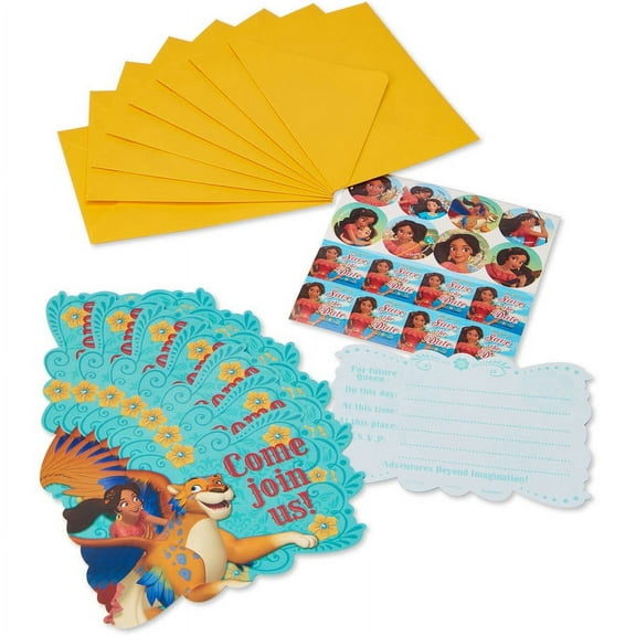 Elena of Avalor Birthday Party Invite Postcards, 8ct