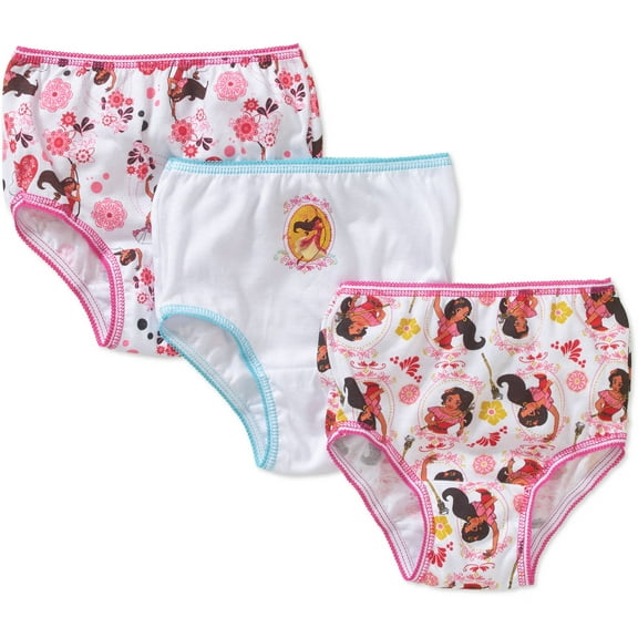 Elena of Avalor Girls Underwear, 3 Pack 100% Cotton (Toddler Girls)