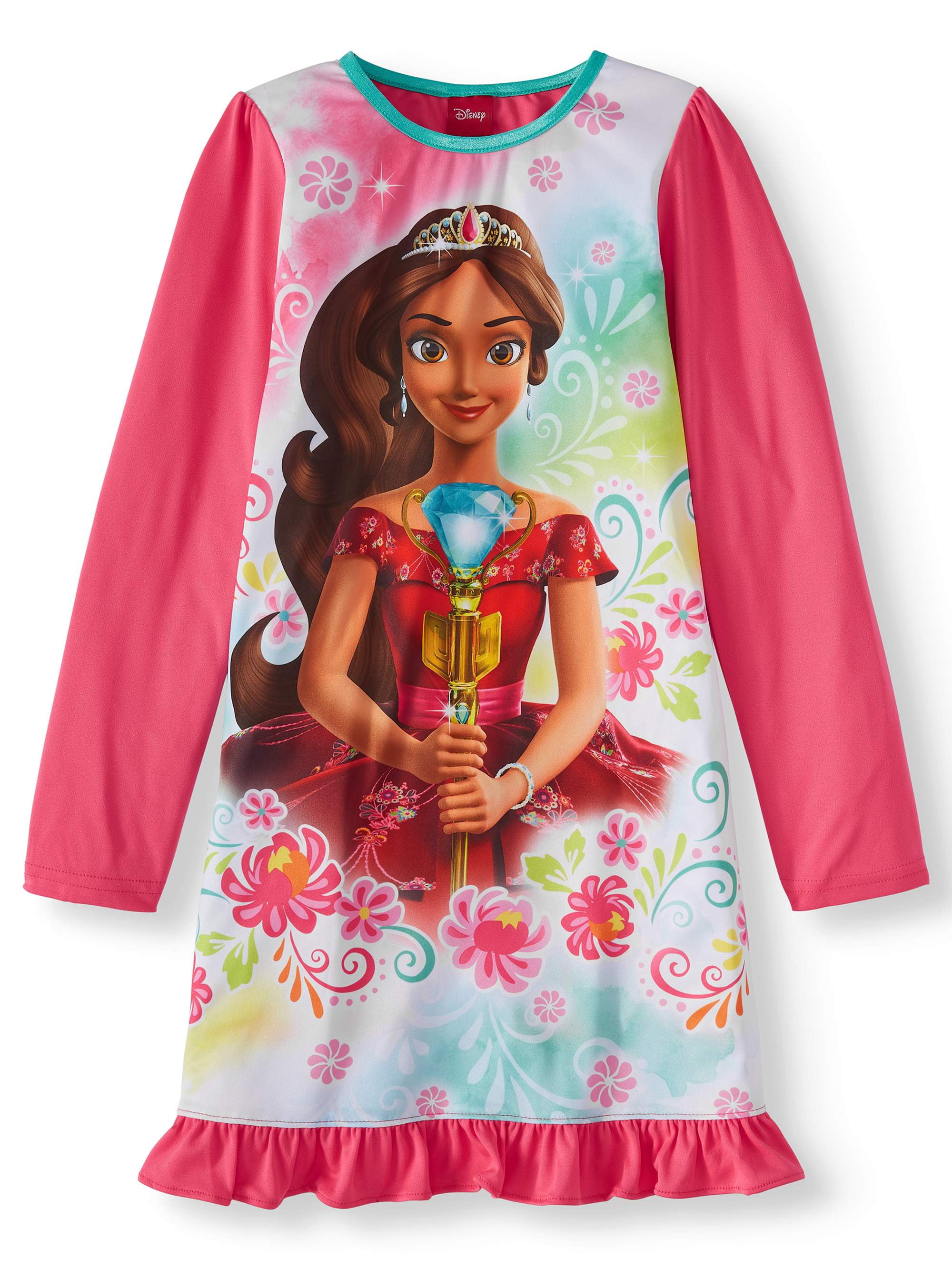 Elena of Avalor Long Sleeve Nightgown Big Girl Little Girl