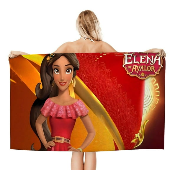 Elena of Avalor Princess-theme Gifts Quick-dry Beach Towel for Women Girl Birthday Inspired Fan Bath Outdoor Music Lover31"*71"(78cm*180cm)