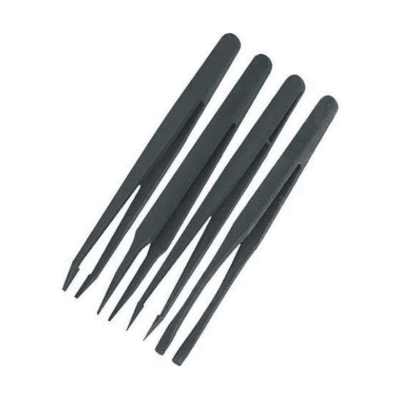 Elenco ST-83 4 Pc. Non-conductive Tweezer Set