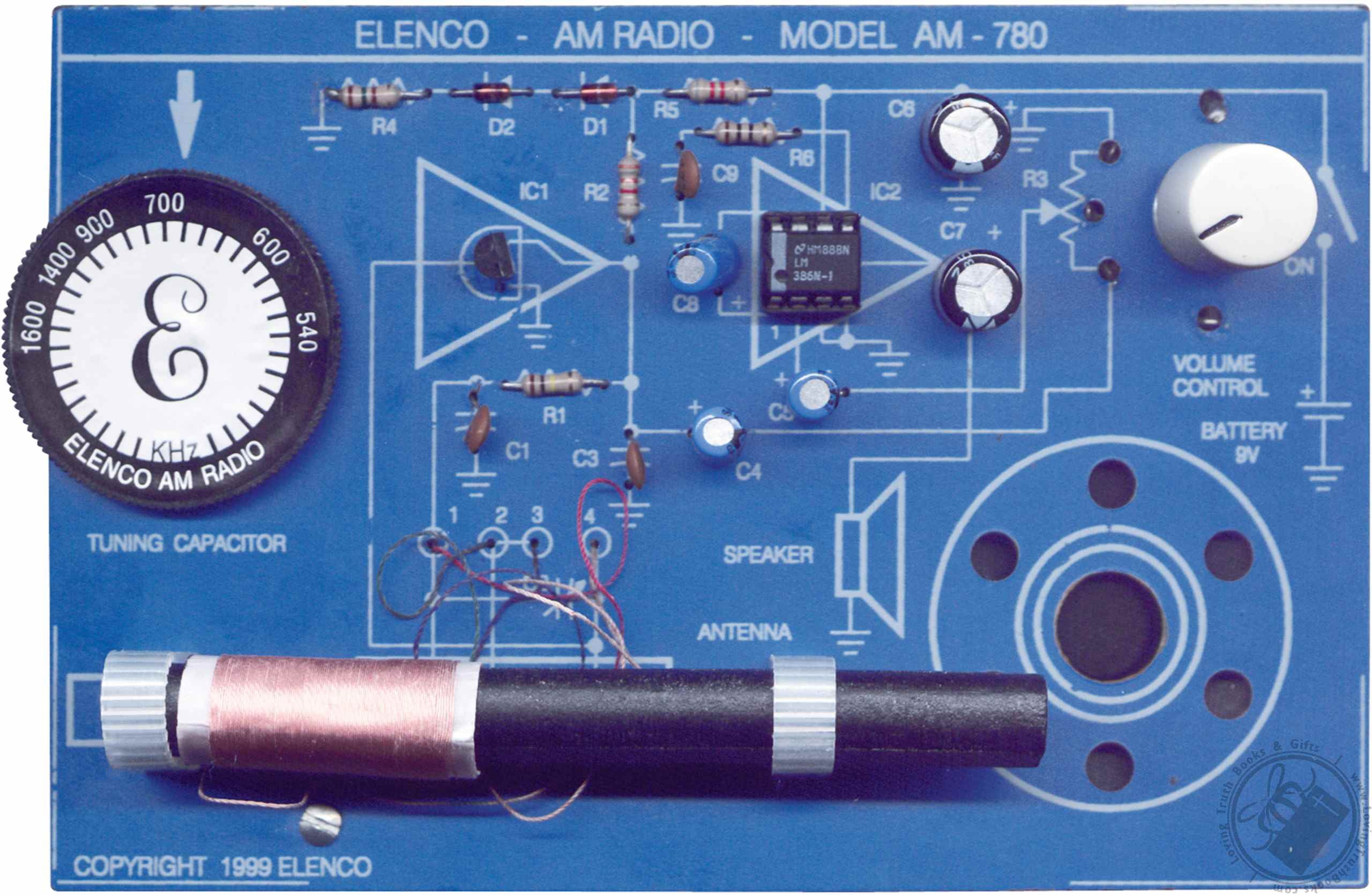 Elenco Two IC AM Radio Kit | Lead Free Solder | Great Stem Project ...