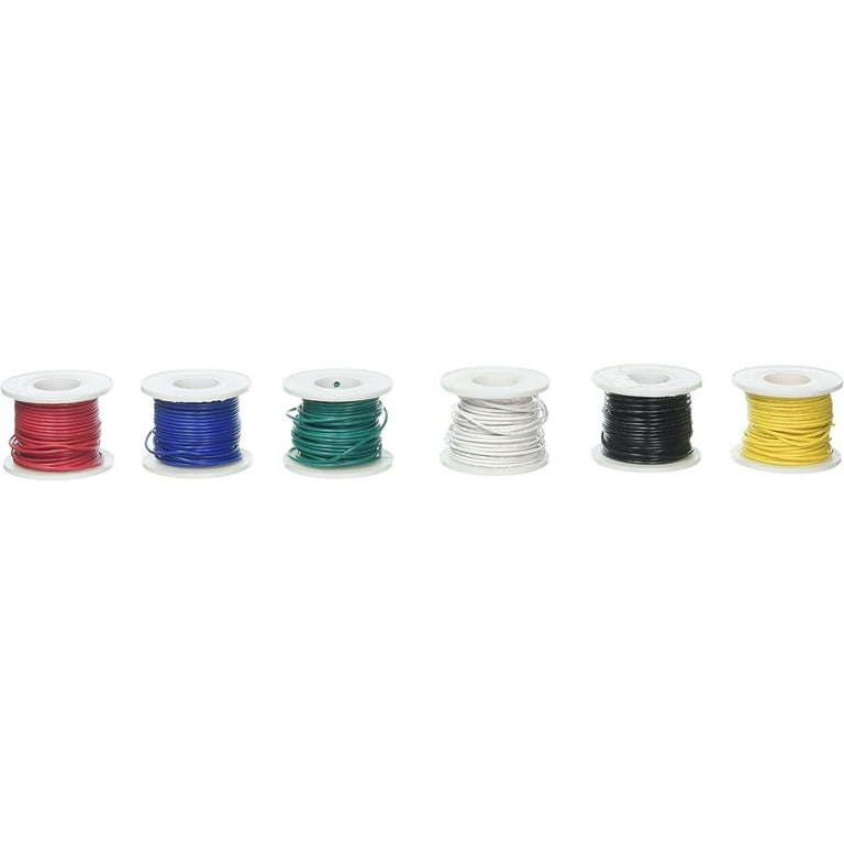 Elenco Solid Hook-Up Wire Kit 6 Colors in A Dispenser Box WK-106