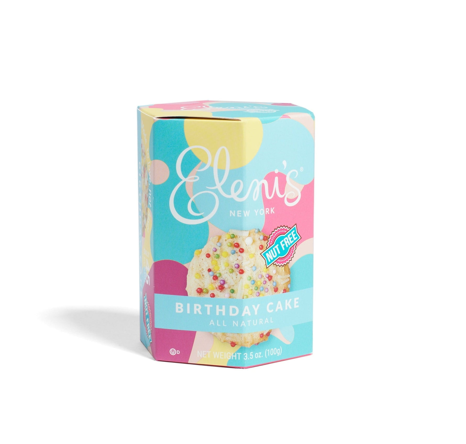 Elenis Cookies Birthday Cake Cookies Box 3.5 oz (Pack Of 6)